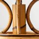 French Riviera Bamboo Rattan Table Lamps, Pair, Vienna Straw Shades, 1960s
