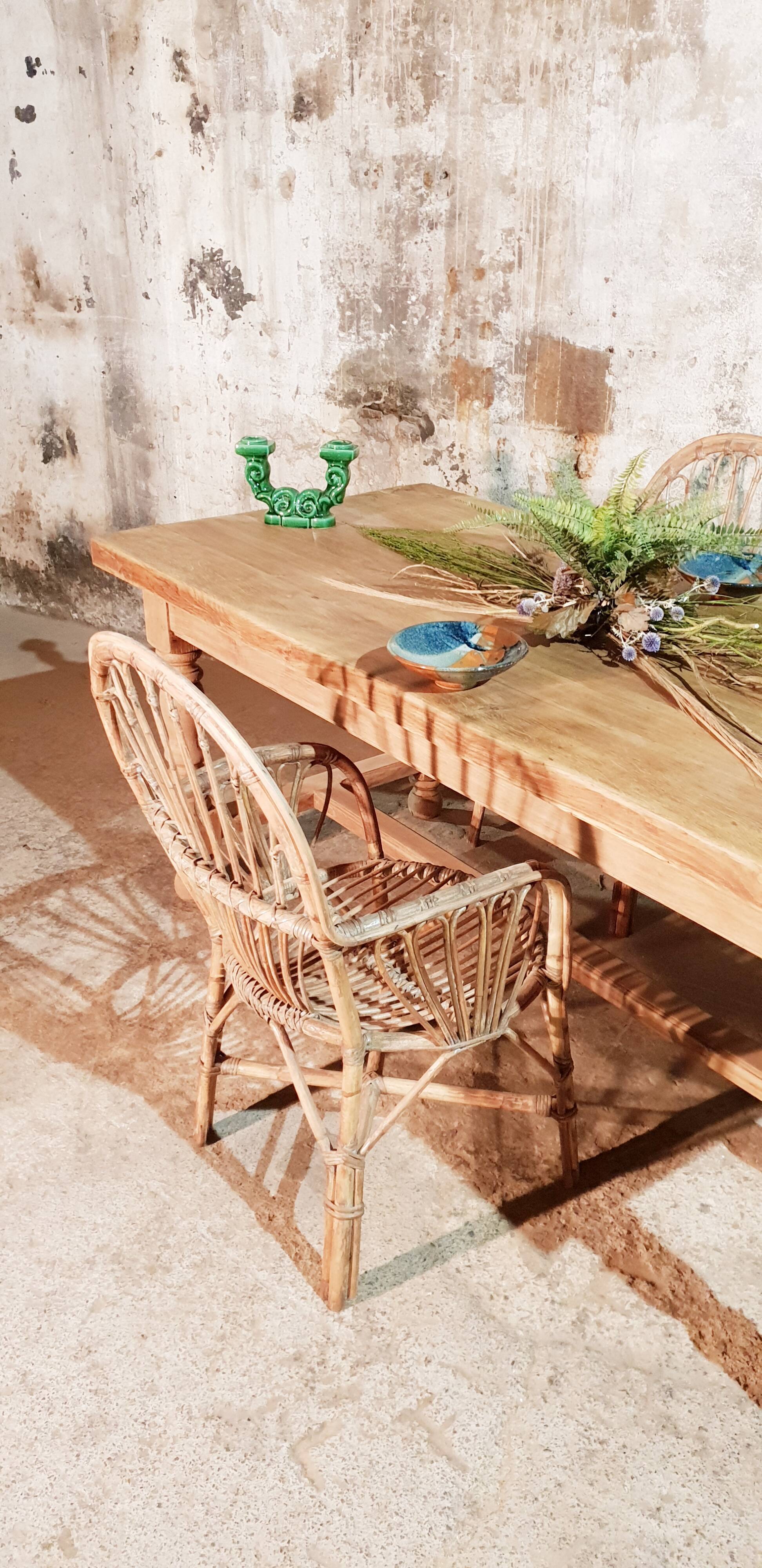 Vintage farmhouse table
