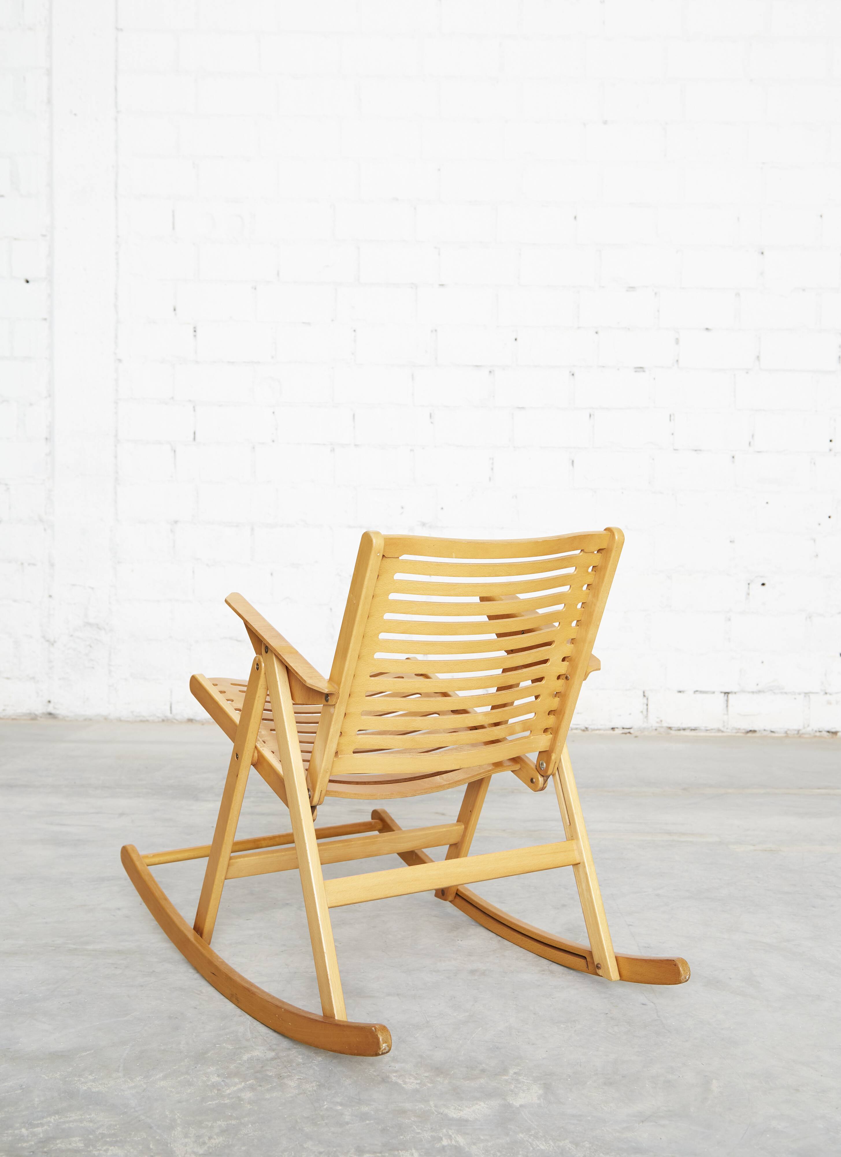 Niko Kralj Rex Rocking Chair for Stol Kamnik, 1958