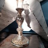 Candle holder eglomized glass