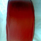 Pouf in faux-leather