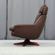 Leather ottoman chair, 1970