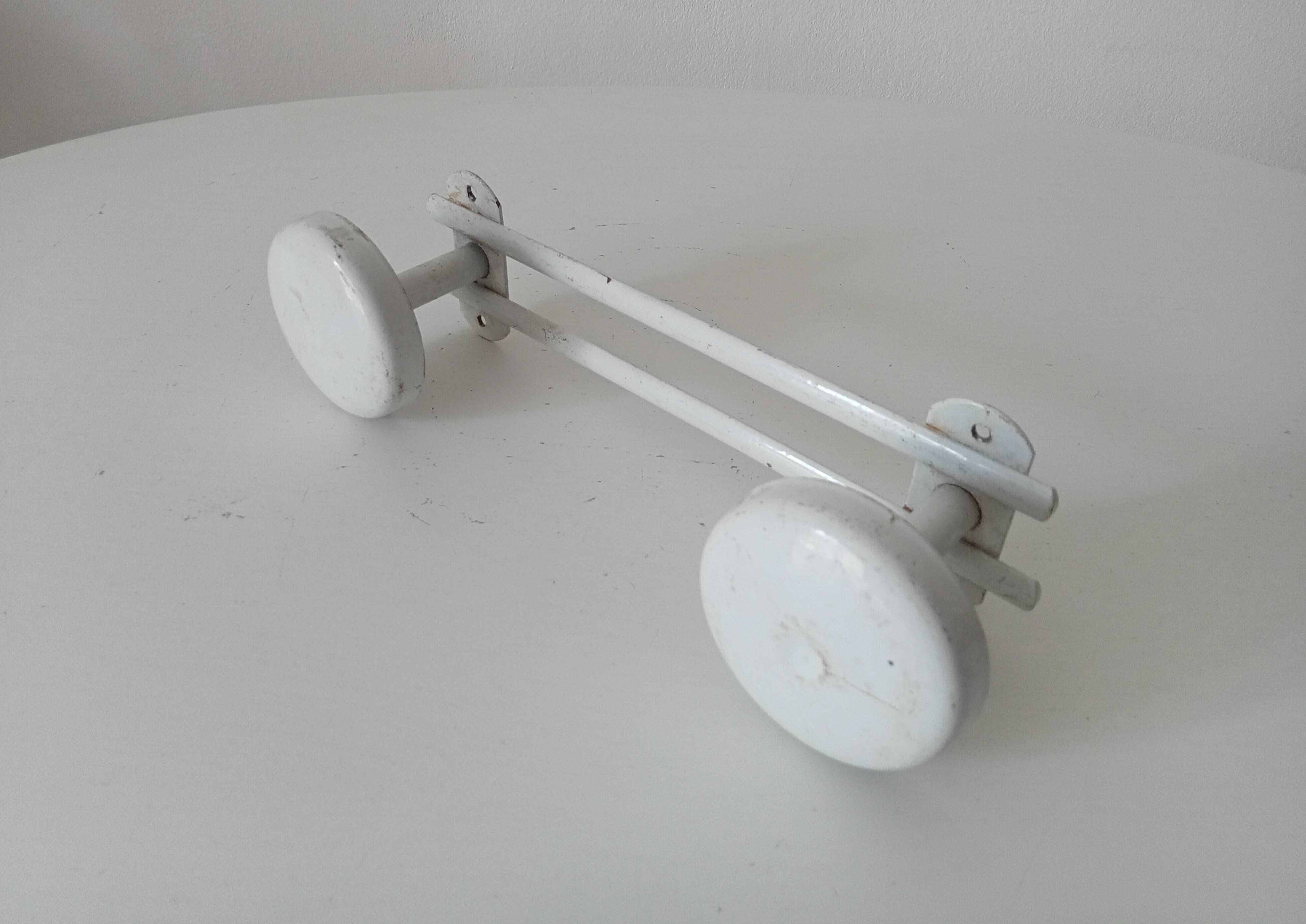 Vintage wall coat rack