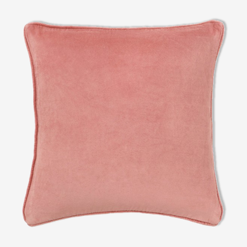 Velvet cushion 50x50cm blush color