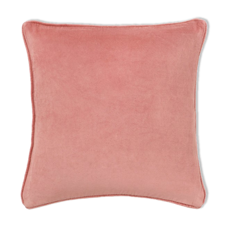 Velvet cushion 50x50cm blush color