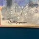 Original Swedish Oil on Panel – “Figure in Landscape” by Poul K. Jörgensen