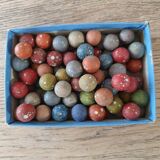 old terracotta balls (1950)