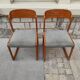 Chaises traîneau Baumann