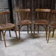 Série de 4 chaises bistrot