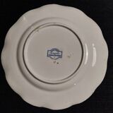 Sarreguemines earthenware plate with Marine decor late 19th century early 20th century
