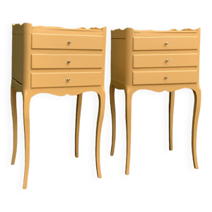 paire de chevets vintage