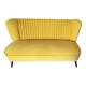 Mid-Century Scandinavian Modern Velvet Sofa, 1950s