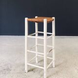 Rustic Handcrafted High Stools, France, 1940s, Set of 5