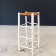 Rustic Handcrafted High Stools, France, 1940s, Set of 5