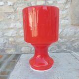 Vintage red opaline lamp from the 70'S