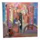 Canvas Painting Deloison Venetian Scene Carnival Pierrot Commedia