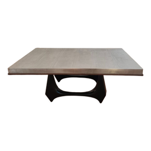 table basse alluminium