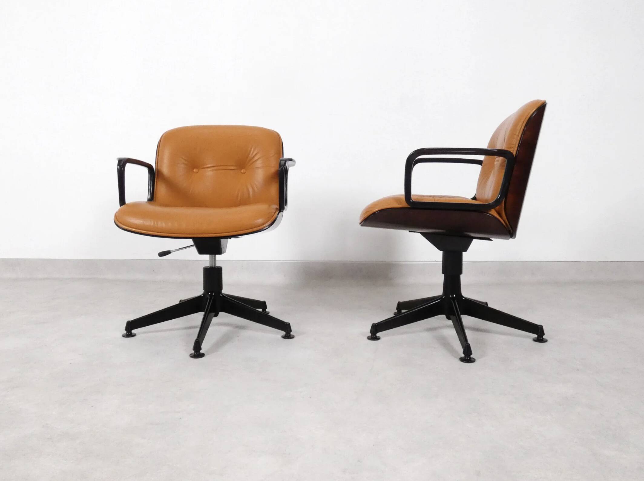 Office chairs by Ennio Fazioli for MIM Roma