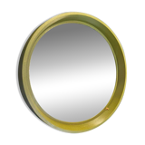 Miroir mural rond vintage vert citron