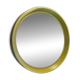 Miroir mural rond vintage vert citron