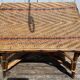 Table basse en rotin