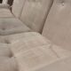 Atlantis seating set space age upholstered sofa & lounge chair by Jitona, 1970s Czechoslovakia
