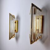 Pair of Venini sconces, Italy, 1980