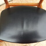 Set of 4 Scandinavian chairs by S. Chrobat for Sax