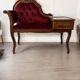 Vintage Baroque Bench/Chair with Telephone Table/Bench
