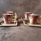 Lot de 4 tasses et soucoupes  Amadeus