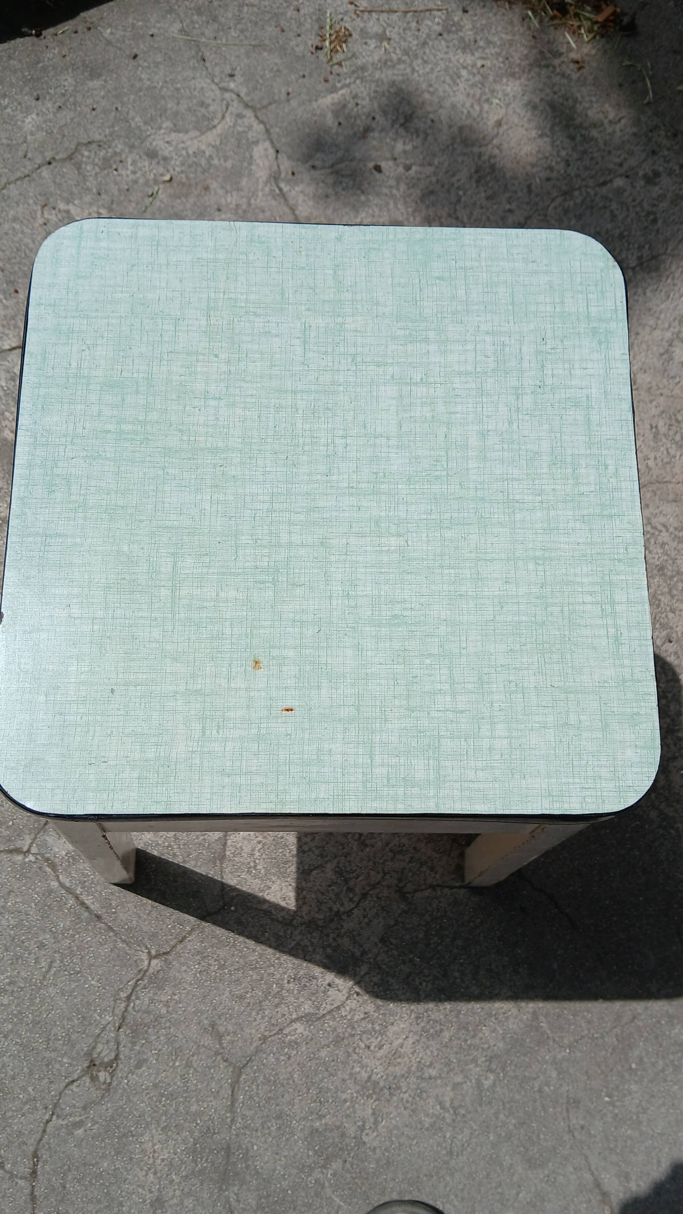 Plastic shoe polish stool from the 60s.