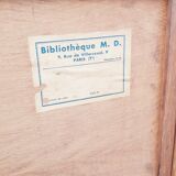 Bibliothèque de notaire vintage