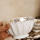 5 mismatched old bowls