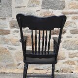 American rocking-chair repainted in black