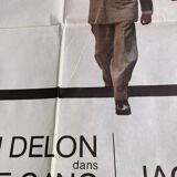 Affiche de cinéma originale, Le Gang avec Alain Delon et Maurice Barrier
