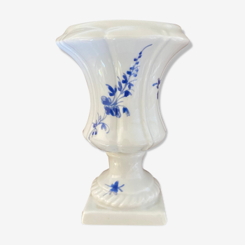 Hand-decorated porcelain column vase