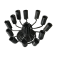 Bougeoir spider design vintage années 60