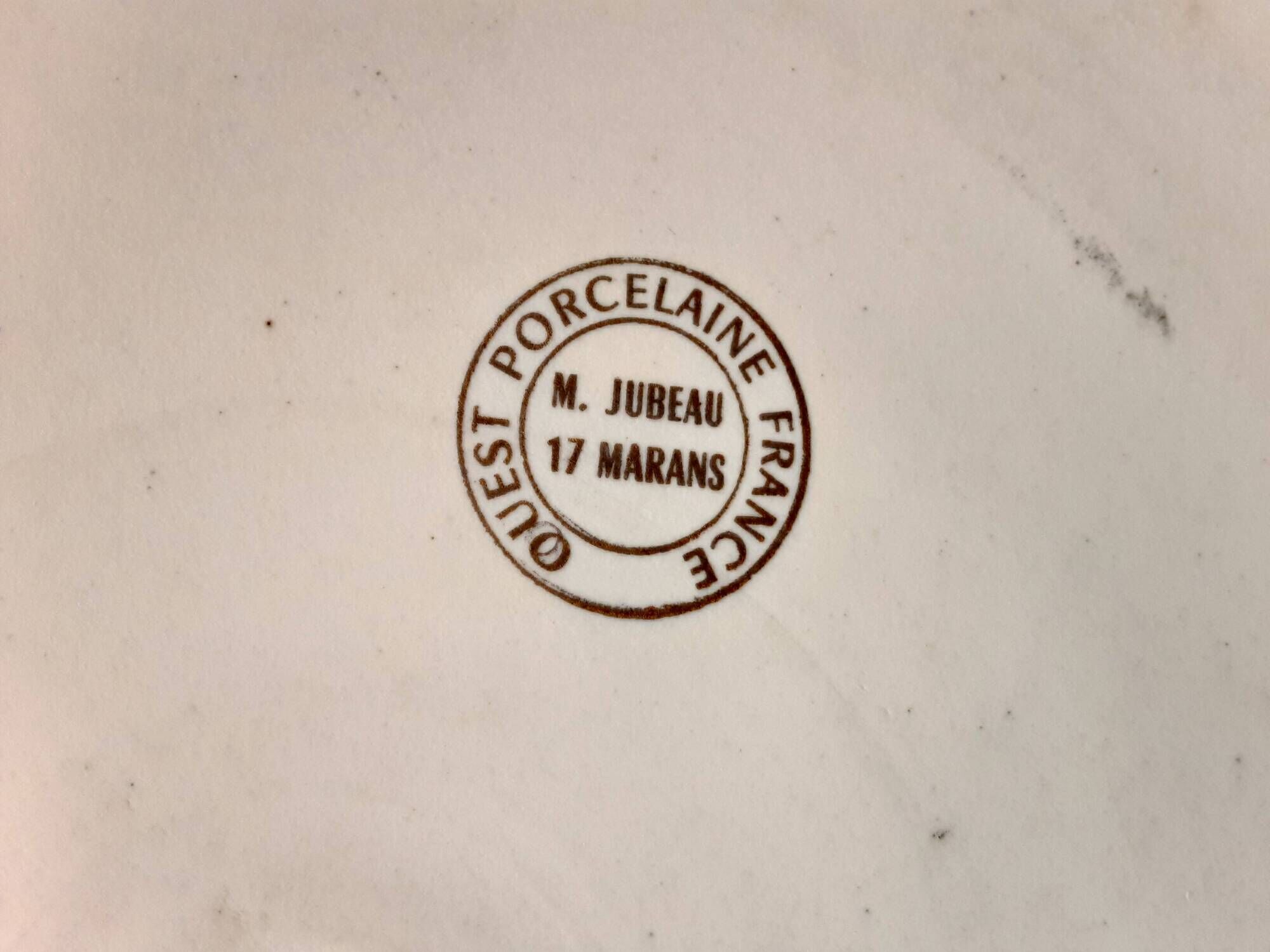 Cheese platter West porcelain France