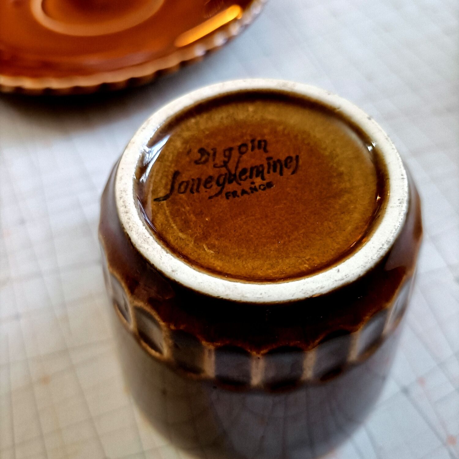 Cups digoin sarreguemines