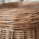 Rattan storage pouffe from the 60s-70s.