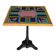 Vintage bistro table hand-painted by Bing, Cannes, 1990s.