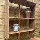 Solid wood shelf