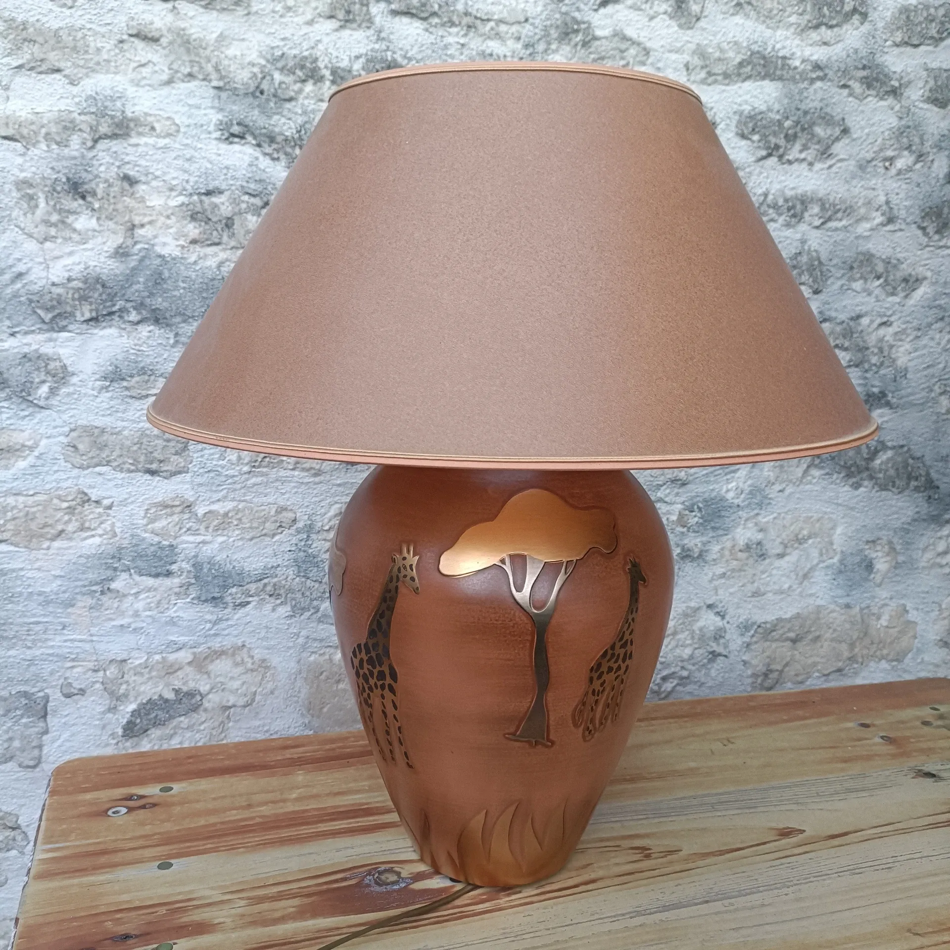 Large ceramic living room lamp