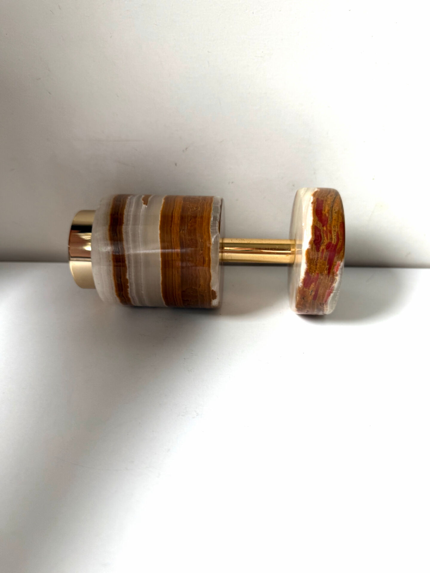 Vintage SAROME Japan Marble Onyx Table Lighter