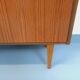 Vintage Scandinavian style storage bookcase in melamine and teak from the 60s