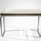 Marc HELD metal structure desk with plexiglass top