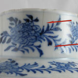 Ancient Chinese white blue potiche