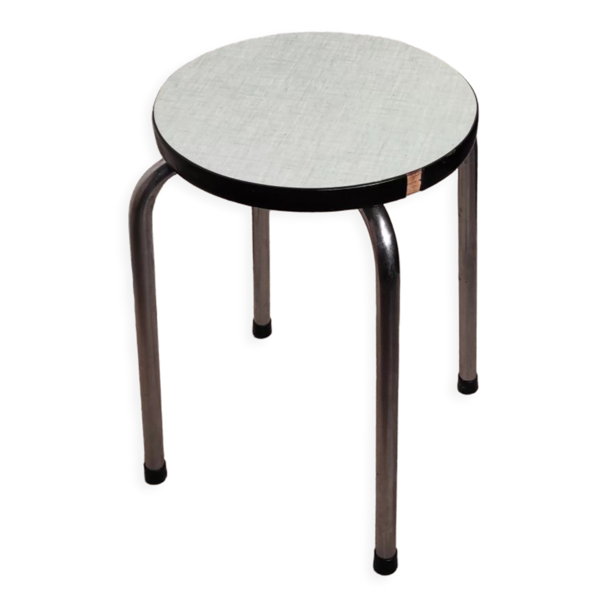 Green formica stool