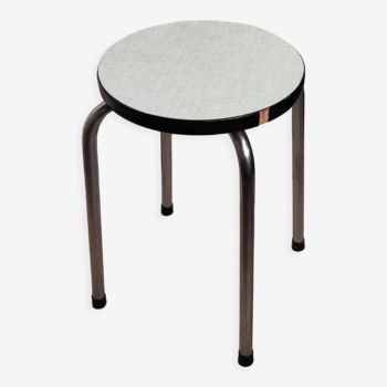 Green formica stool
