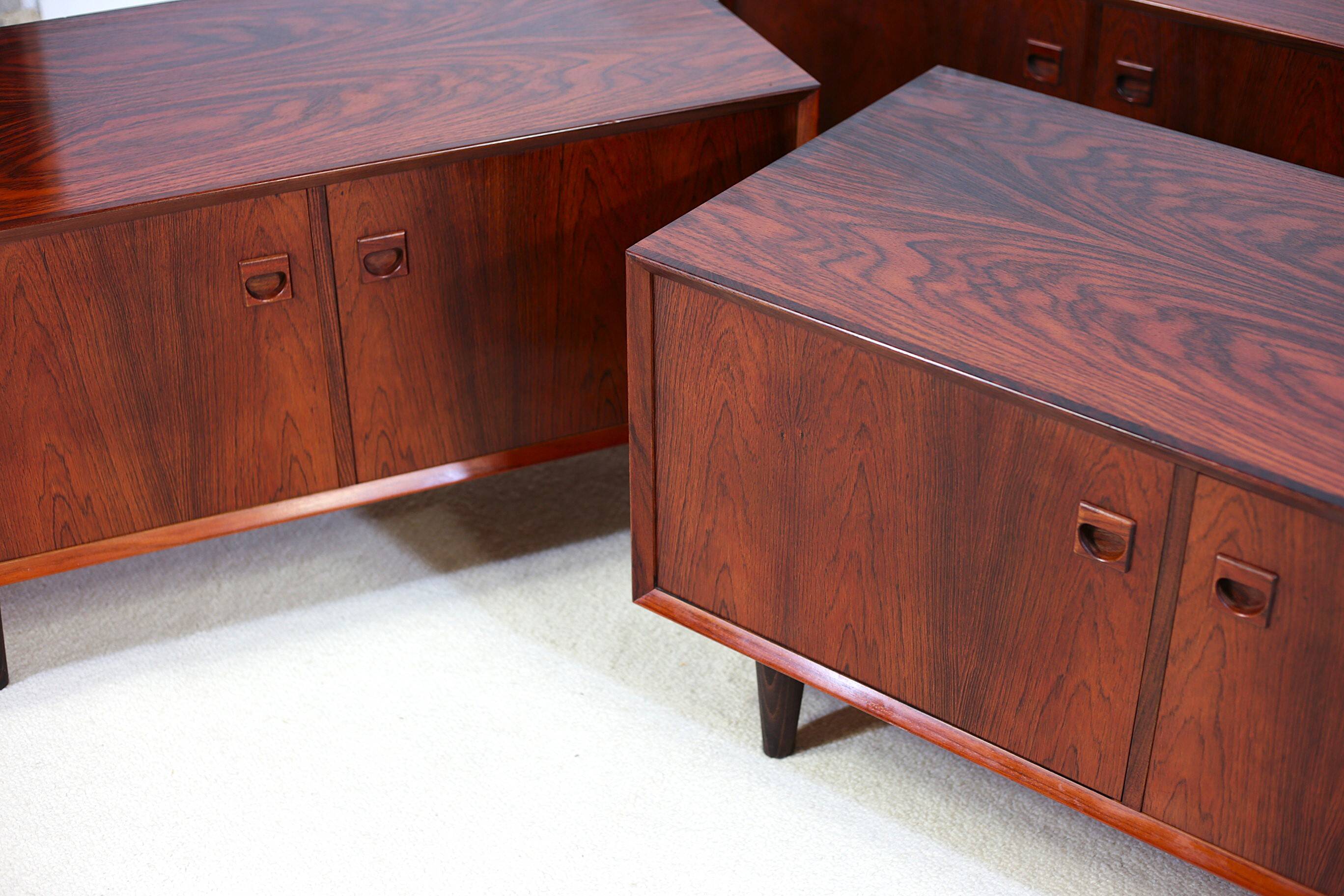 Brouer buffets in rosewood